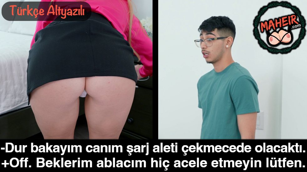 Arkadaşının Annesi Çekmeceye Eğilince Beyaz Külotu Gördü
