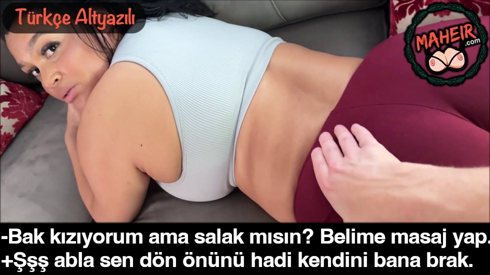 Şişman Ablasına Masaj Yapmaktan Keyif Alıyor Zevke Geliyor