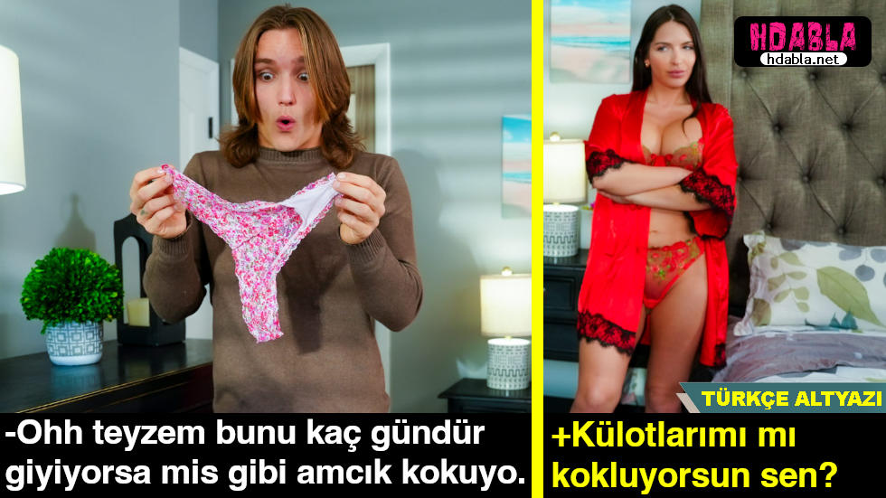 Teyzemin odasına gizlice girip Külotlarını koklarken yakalandım